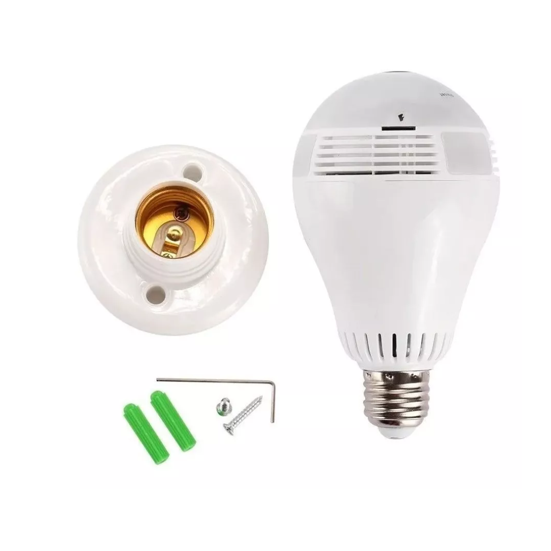 Camara De Seguridad Wifi Tipo Bombillo